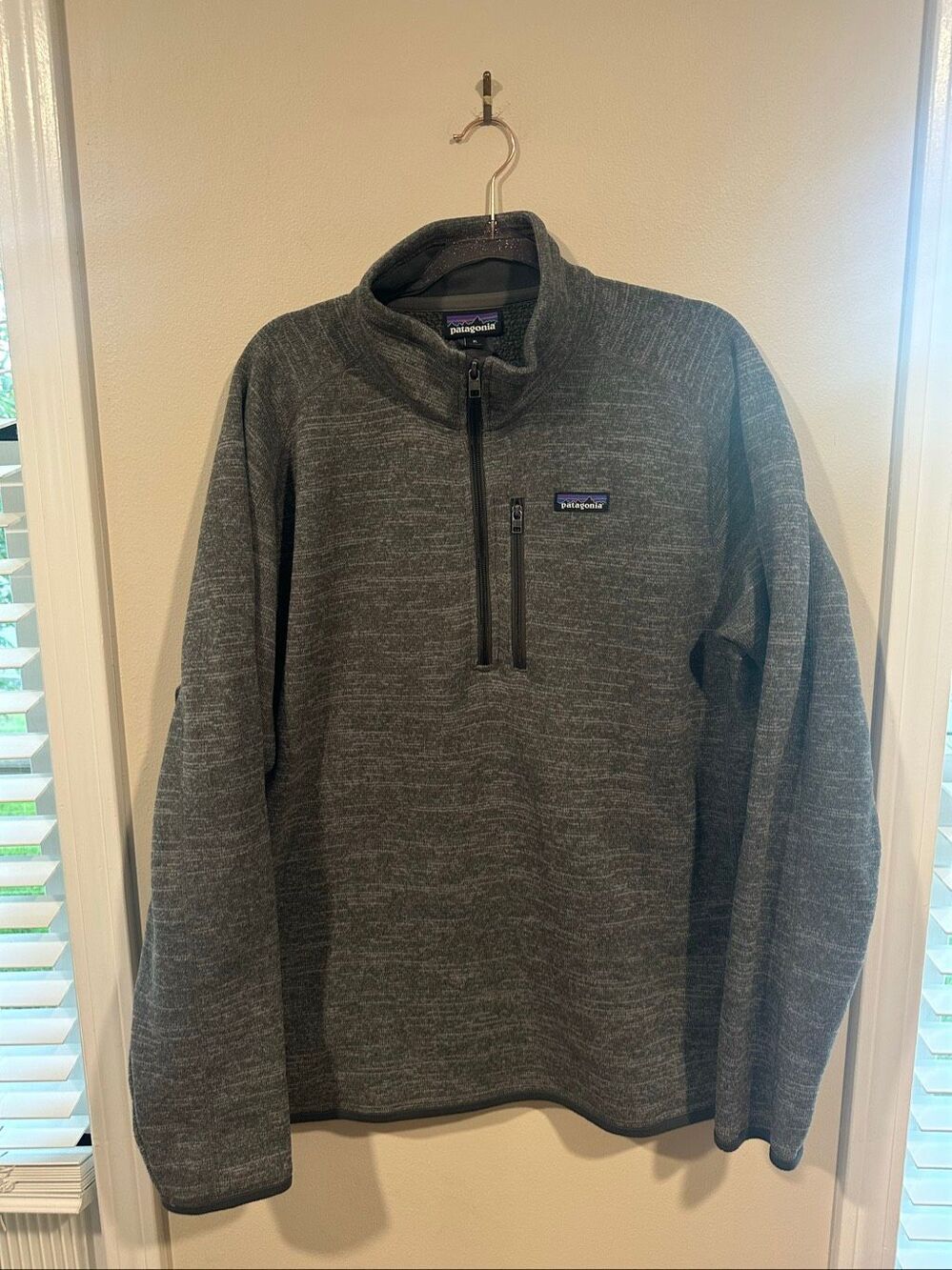 Patagonia Better Sweater1/4 Zip Gray Men’s Size XL